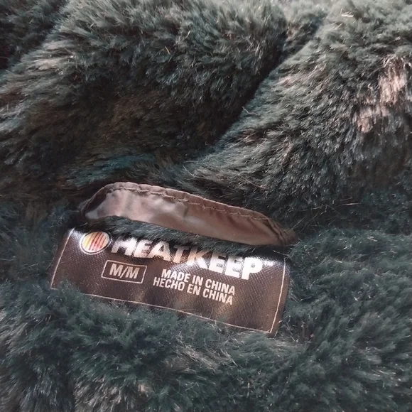 HeatKeep Women's Size Medium Forest Green Insulated Lined Quilted Puffer Vest - Picture 6 of 9